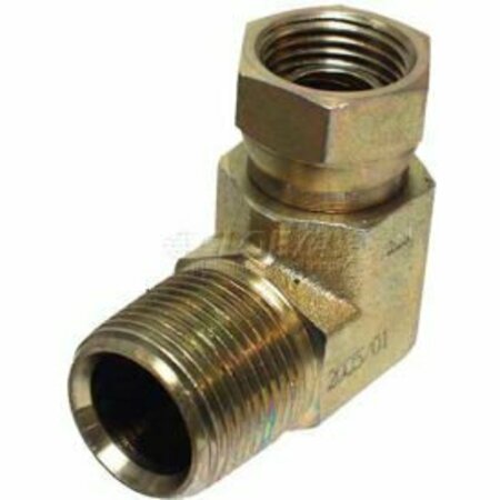 APACHE Apache Hydraulic Adapter 39005100, 3/8" Male Pipe X 1/2" Female Pipe Swivel 39005100***